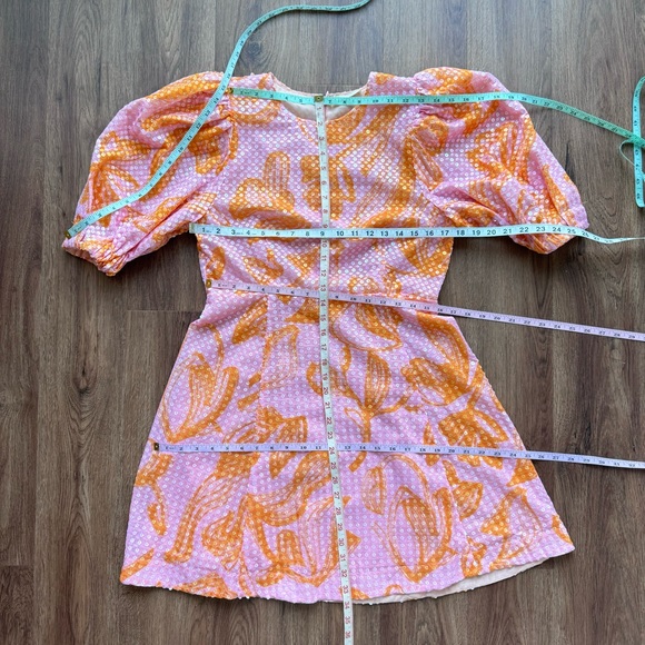 Stine Goya Celina Stroke Sequin Ini Dress Floral Print L - Picture 9 of 15